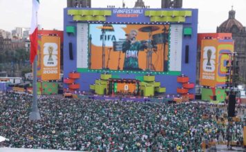 Medio millón de personas en los eventos dela Ciudad de México, con motivo de la inauguración de la Copa Mundial