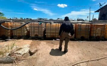 En efecto, sigue el fenómeno del huachicol; detienen en Tabasco a 12 personas con hidrocarburo