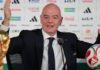 Infantino defiende las pausas de hidratación: “Son iguales para todos”