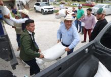 Entregan en Querétaro semilla forrajera en municipios del semidesierto