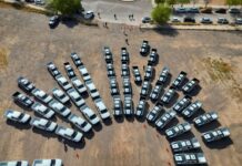 Fortalece Sonora instituciones de seguridad con entrega de 73 nuevas unidades
