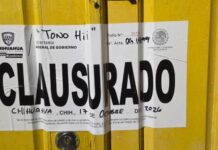 Realiza Chihuahua 262 inspecciones y clausura 9 establecimientos durante la última semana